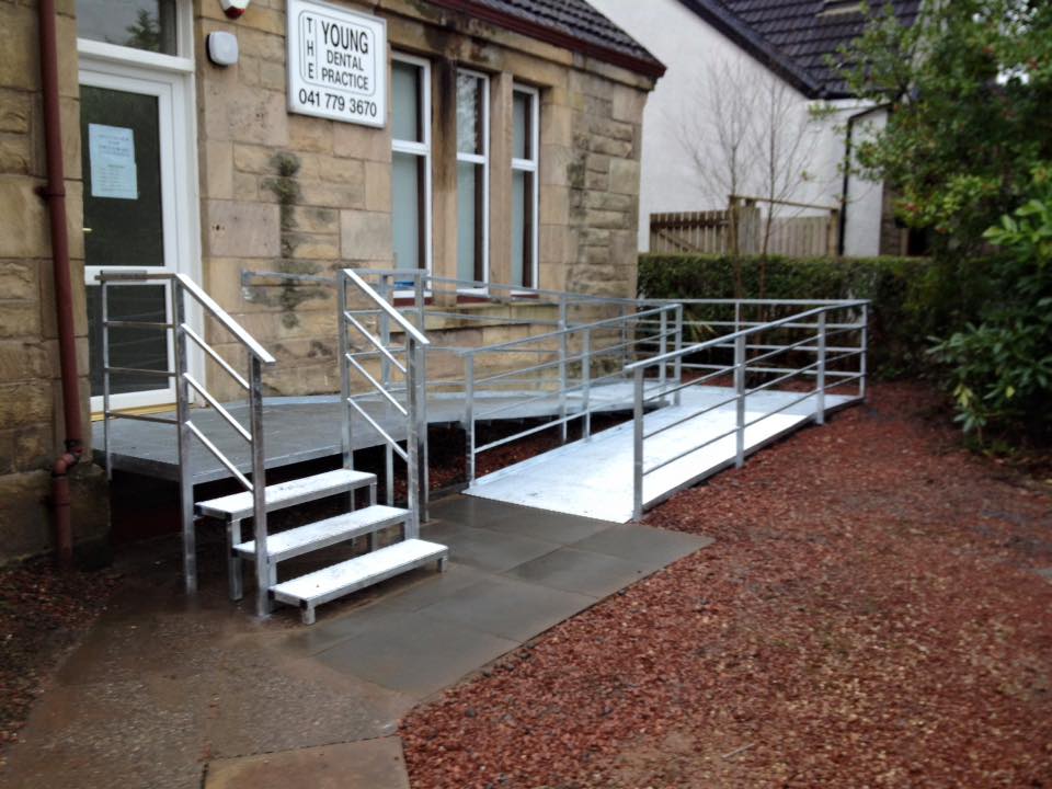 Wheelchair ramps in Edinburgh, Glasgow and Lanarkshire